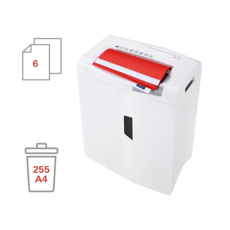 Destruidora de documentos HSM shredstar X6pro, 2 x 15 mm + mecanismo de corte de CD separado
