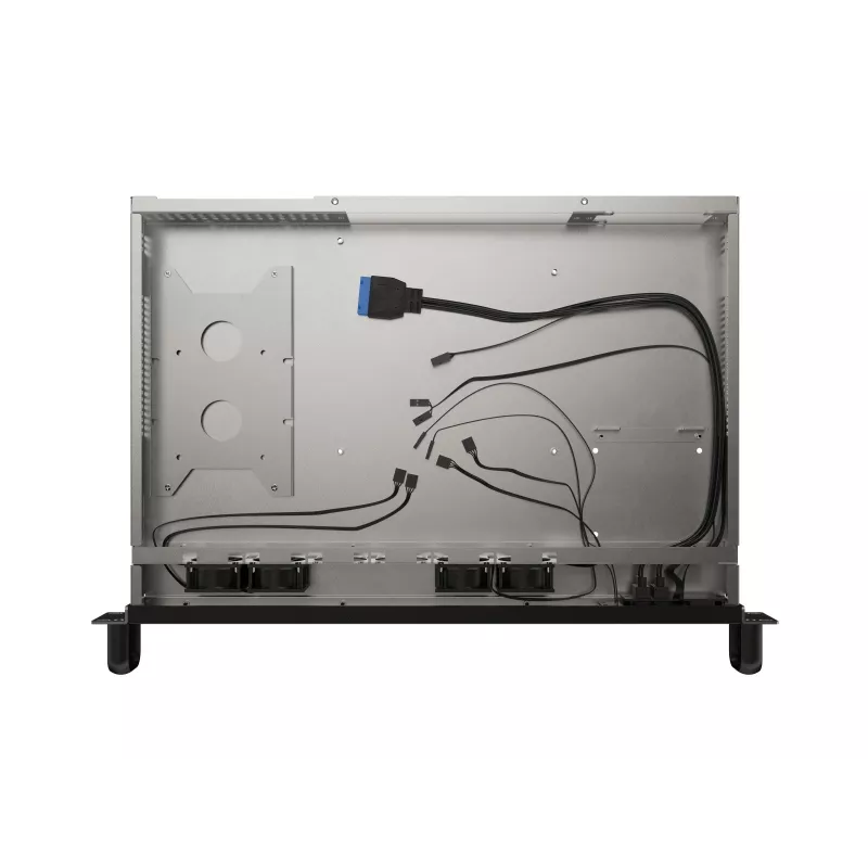 Caixa rack Lanberg SC01-3001-10B 1U preto 4 ventoinhas