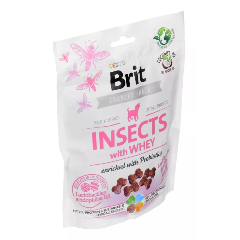 BRIT Care Crunchy Snack Puppy Insects – guloseimas para cães – 200 g