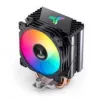 Arrefecedor de CPU Jonsbo CR-1400E 92mm ARGB preto — ventoinha de 92 mm, iluminação ARGB