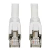 Cabo Ethernet blindado S/FTP série Cat8 25G/40G certificado da Eaton Tripp Lite, à prova de dobras (RJ45 M/M), PoE, branco, 1,83 m - cabo de rede - RJ-45 (M) para RJ-45 (M) - 1,829 m - S/FT