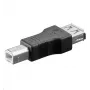 Adaptador de cabo Microconnect USBAFB USB B USB A preto