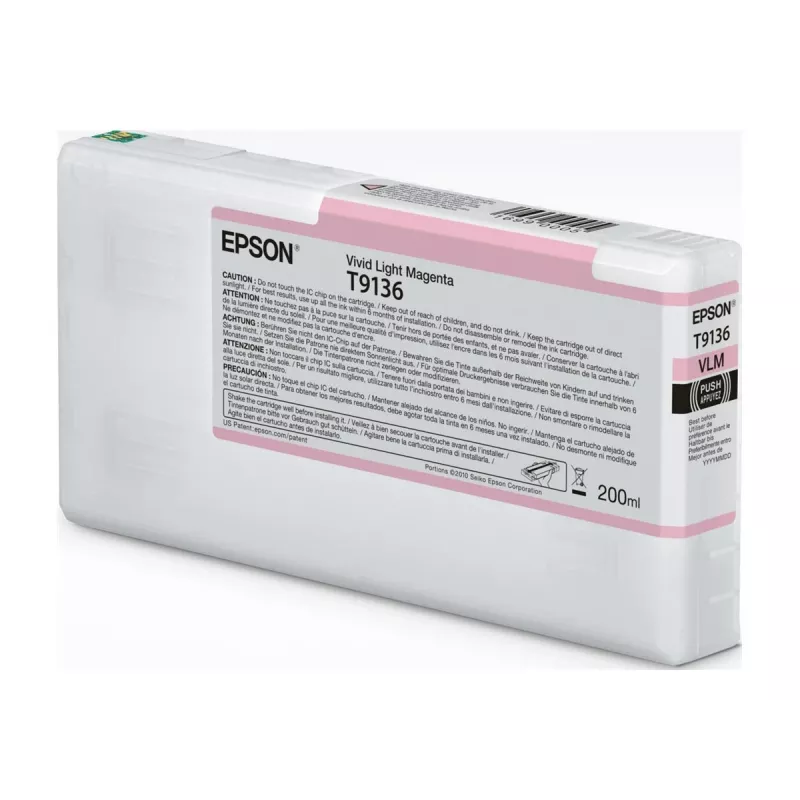 Tinteiro Epson T91360N Vivid Light Magenta Original para impressoras Epson compatíveis