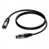 Cabo de áudio Procab ficha XLR para conector fêmea XLR 10 m (1KPBA139)