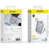 Powerbank portátil Awei C03 20000mAh com saída de 45W e cabo USB-A/USB-C integrado