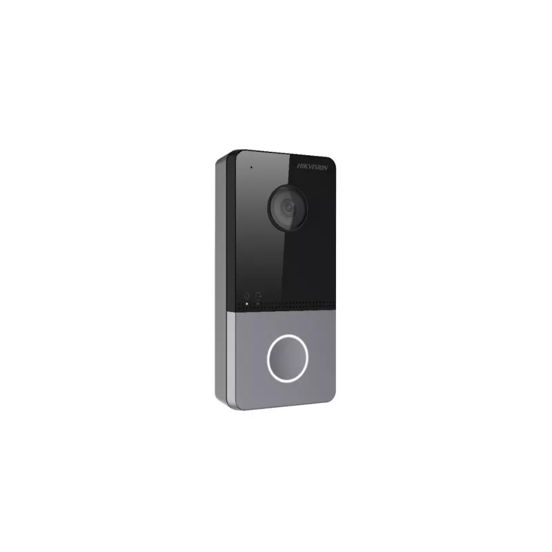 Videoporteiro Hikvision DS-KV6113-WPE1(C) 2 MP preto, cinzento