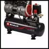 Compressor TE-AC 110/6 Silent Plus (preto/vermelho, 550 W)