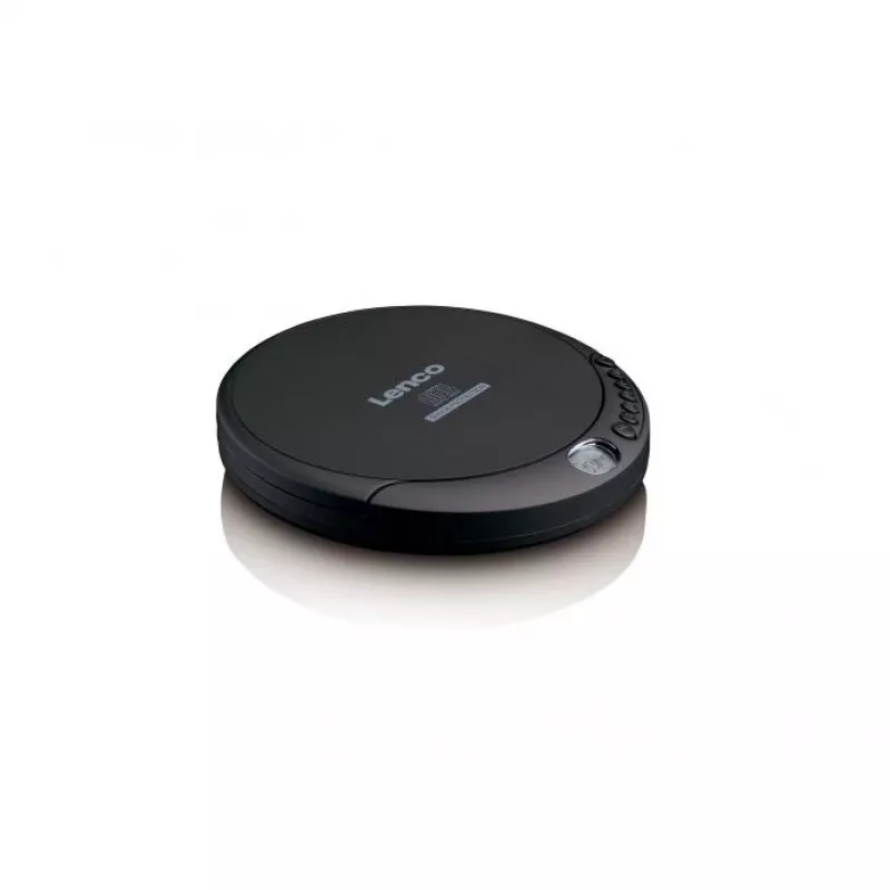 Leitor de CD portátil/Discman LENCO CD-200, preto
