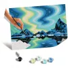 Conjunto de pintura Ravensburger CreArt Canvas Edition Northern Lights da Ravensburger (MPN 23907)