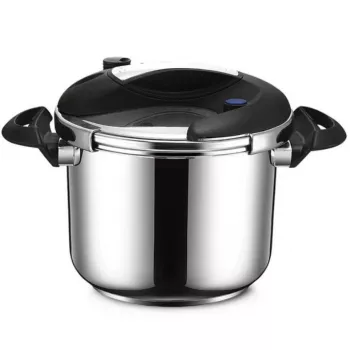 Panela de pressão Maestro MR-2901, 6 L, 22 cm de diâmetro, prateado, revestimento antiaderente