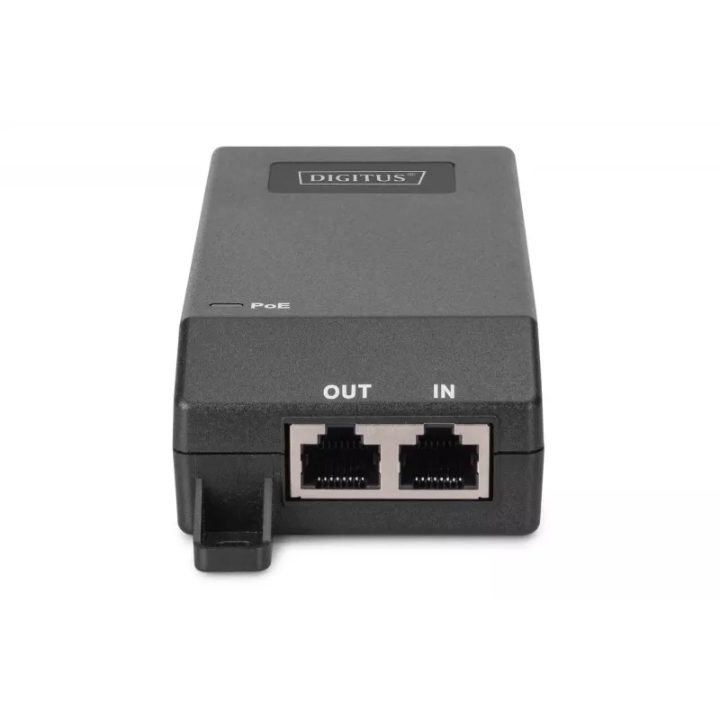 Injetor PoE+ Gigabit Ethernet Digitus 802.3at 30 W Preto