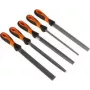 Conjunto de limas BAHCO 1-477-08-2-2 — 5 limas manuais, corte 200 mm
