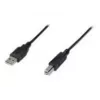 Digitus ASSMANN - Cabo USB - USB Type-A, 4 pinos (M) - USB Type-B, 4 pinos (M) - 50 cm (USB/USB 2.0) - Preto (AK-300105-005-S)