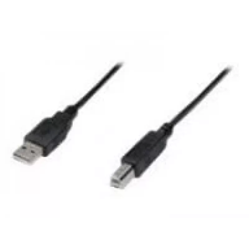Digitus ASSMANN - Cabo USB - USB Type-A, 4 pinos (M) - USB Type-B, 4 pinos (M) - 50 cm (USB/USB 2.0) - Preto (AK-300105-005-S)