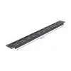 Painel cego ventilado DeLOCK painel para armário de rede 19 polegadas 66679