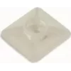 Cimco 181382 base de fixação para abraçadeiras, 19 x 19 mm, natural, adesiva/aparafusável