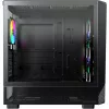 Caixa de PC Montech X5 Midi Tower preto ATX 3 ventoinhas de 140 mm