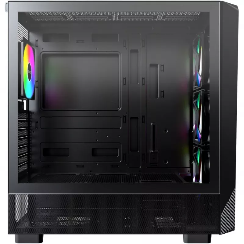 Caixa de PC Montech X5 Midi Tower preto ATX 3 ventoinhas de 140 mm