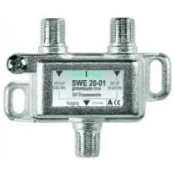 Axing SWE 20-01 - prateado - conector fêmea F - 5,2 cm - 1,7 cm (SWE 20-01)