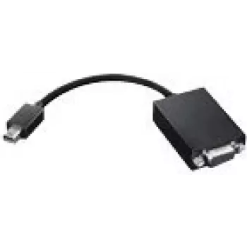 Lenovo 0A36536 Adaptador de cabo de vídeo VGA (D-Sub) Mini DisplayPort preto