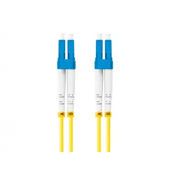 Cabo de fibra ótica LANBERG FO-LULU-SD11-0030-YE, 3 m, G.657.A1, LC–LC, amarelo