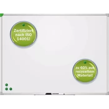 Quadro branco Franken u-act!line 800 x 600 mm magnético, instalação fixa