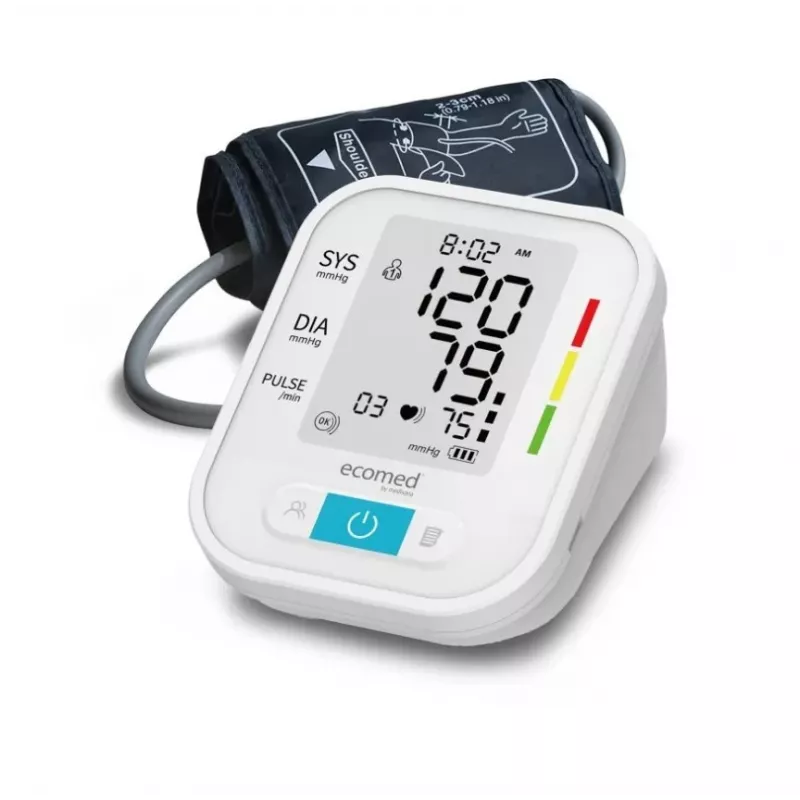 Ecomed BU-95E Medidor de Tensão de Braço Automático 1 Utilizador