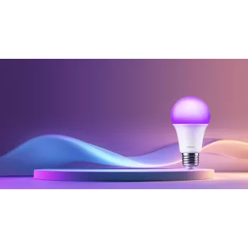 Lâmpada LED inteligente Xiaomi branco e cor - lâmpada inteligente