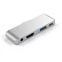 Hub Satechi Aluminum USB-C para iPad Pro prateado