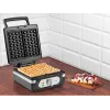 Máquina de waffles LAFE WaffleMaster GFB-003 1400W com placas antiaderentes