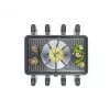 Grelhador de raclette Severin RG 2347 8 pessoas 1400 W preto