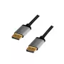 Cabo DisplayPort LogiLink CDA0100 1 m preto cinzento