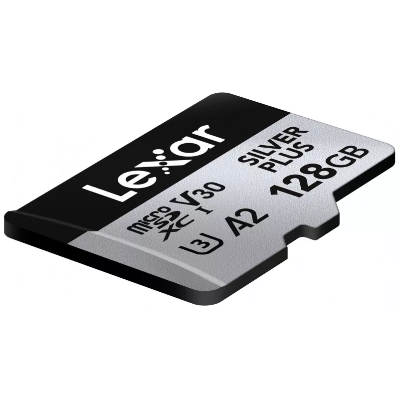 Memória flash Lexar 128 GB UHS-I MicroSDXC Professional SILVER PLUS
