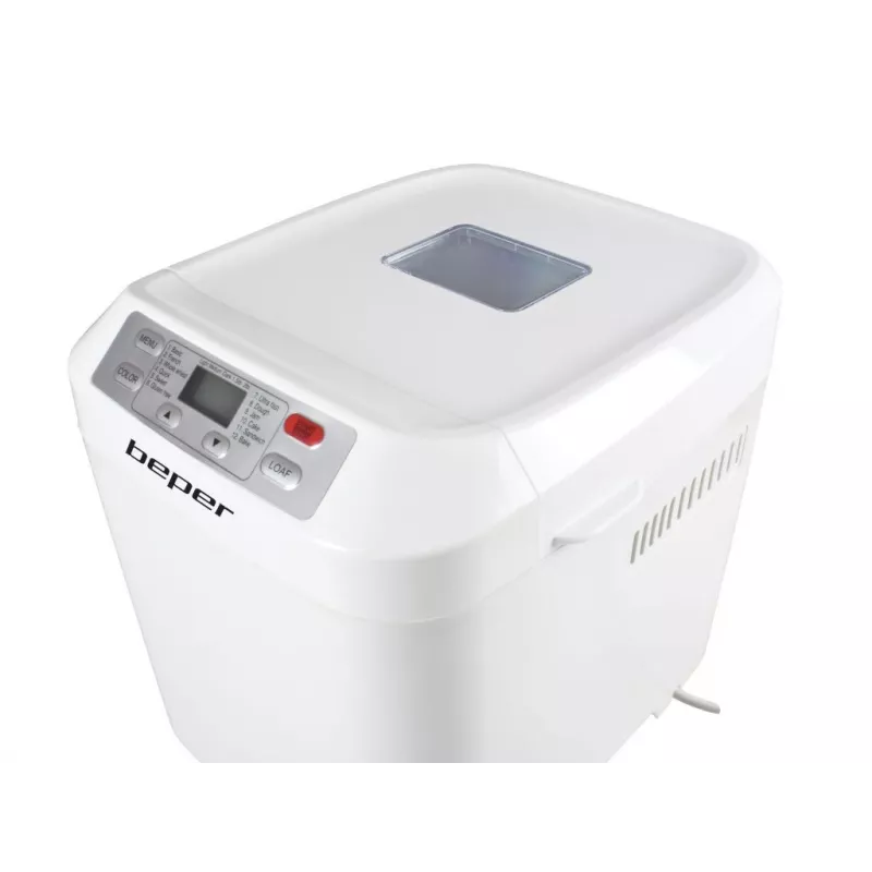 Máquina de fazer pão Beper BC.130 – 550 W, 12 programas, pães de 600–900 g