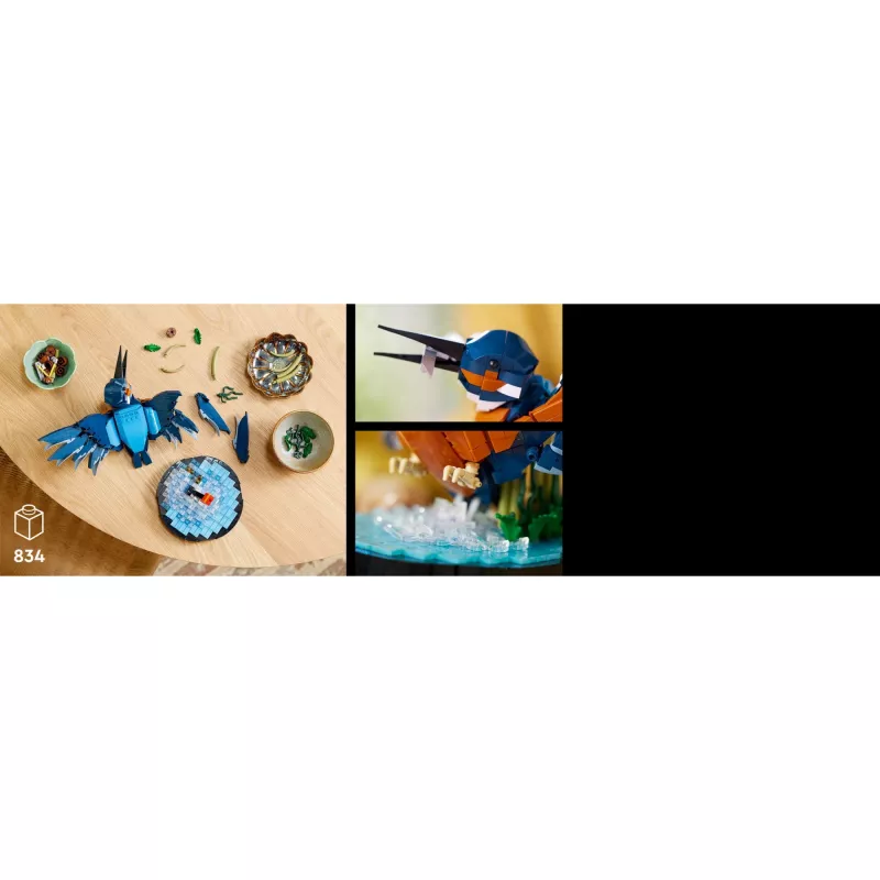 LEGO Icons 10331 Guarda-rios, conjunto de construção para adultos com cenário aquático como suporte de exposição, 834 peças, 18+