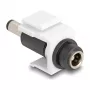 Módulo Keystone DeLOCK DC 5,5 x 2,1 mm fêmea para macho branco
