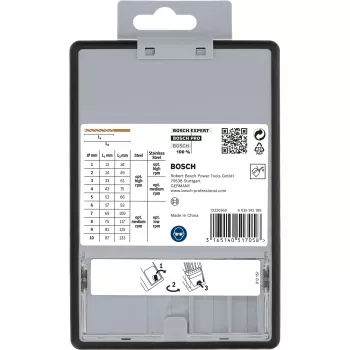 Conjunto de brocas helicoidais HSS Bosch 2607019925