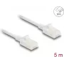 Cabo de rede DeLOCK RJ45 Cat.6A macho para macho 5 m branco