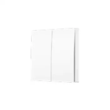 Interruptor de luz inteligente TP-Link Tapo 2-Gang 1-Way, Inclinação, Branco, 91.5 mm, 100.5 mm, 55.5 mm, 200 g