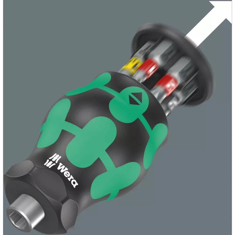 Wera Kraftform compact Stubby Magazin 2 Chave de fendas multibit Chave de fendas de fenda