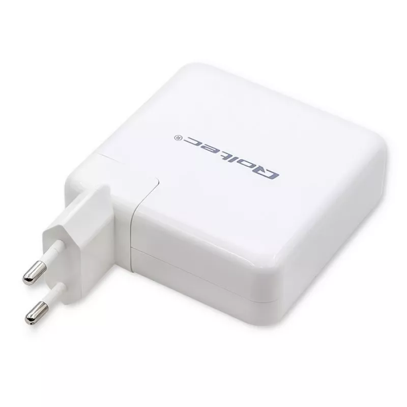Carregador GaN Qoltec FAST 108W | 5-20V | 3-4.7A | USB C | branco