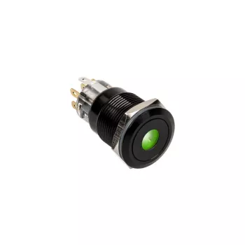 Interruptor/botão antivandalismo DimasTech 19mm Blackline Dot RGB PD218