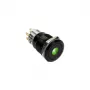 Interruptor/botão antivandalismo DimasTech 19mm Blackline Dot RGB PD218