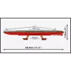 Maquete de plástico Cobi Submarino polaco ORP Sęp escala 1:300 (COBI-4856)