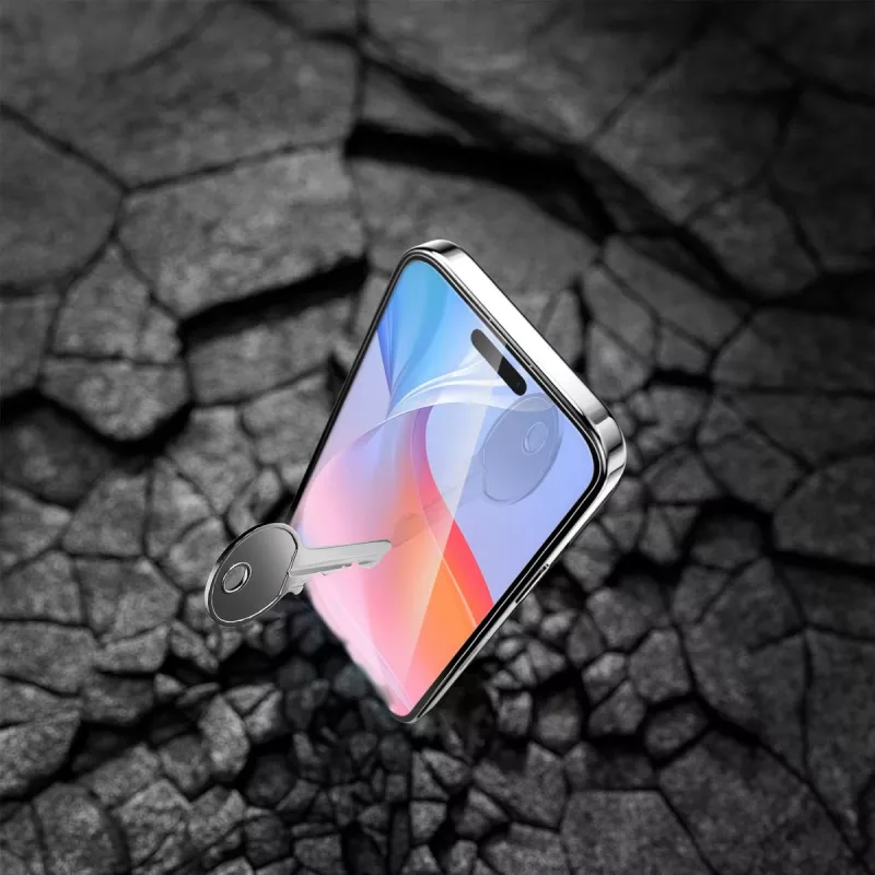 4smarts Second Glass com moldura de montagem para Apple iPhone 16 Plus