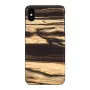 Capa para telemóvel man and wood para iPhone XS Max – tom de ébano branco preto
