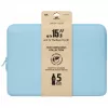 Capa para portátil Rivacase Riva Szuzuka 15,6 polegadas Azul pastel, capa protetora acolchoada