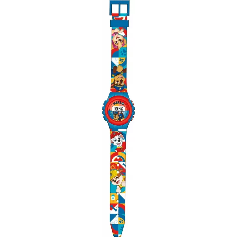 Relógio de pulso infantil Kids Euroswan Paw Patrol modelo PW19943 — relógio infantil analógico/digital