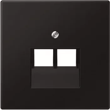 Placa de cobertura Jung para tomada IAE/UAE LS969-2UASWM (LS969-2UASWM)