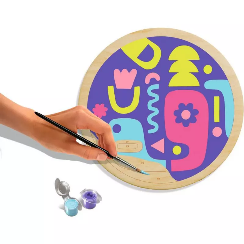 Conjunto Ravensburger CreArt Wooden formas quadradas — Ravensburger CreArt Wooden